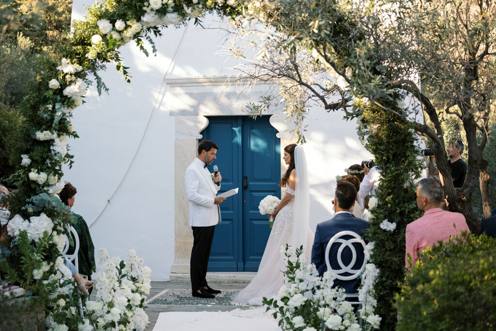 Wedding in Greece, Bride in Paros, Event planner in Greece, Event planner in Paros, Wedding in Paros, Destination wedding in Greece, Best event planners in Greece, Luxury wedding in Paros, Wedding flowers, Wedding ceremony