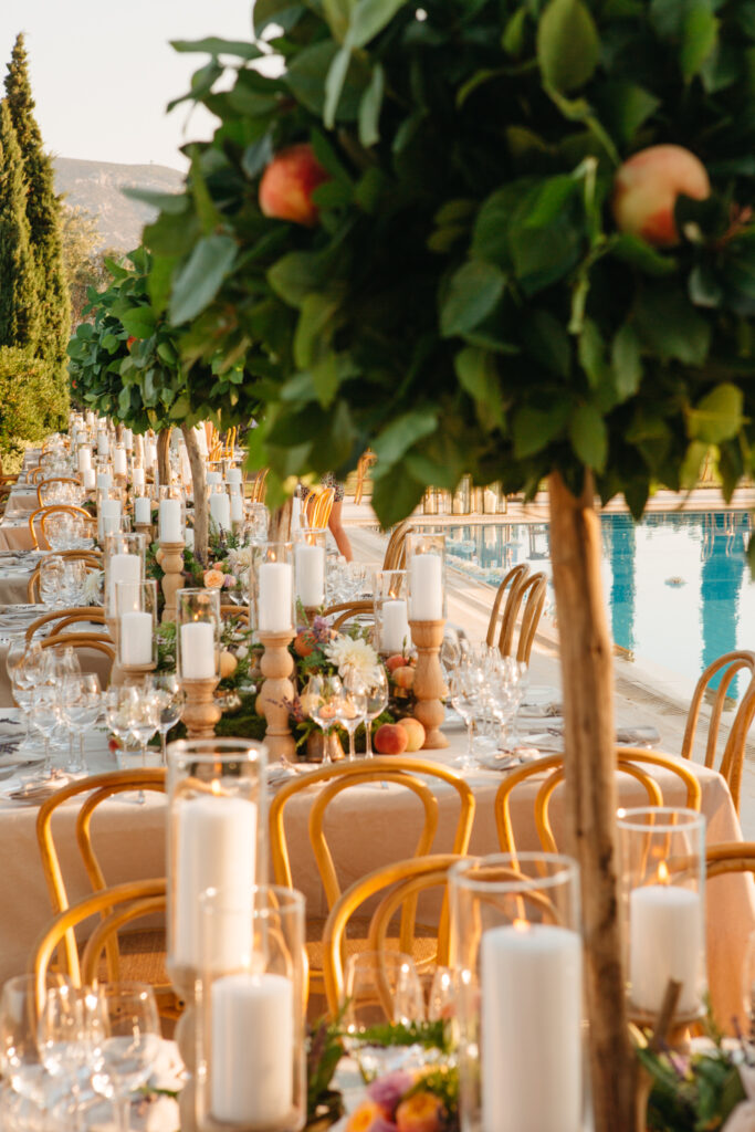 Wedding in Greece, Event planner in Greece, Event planner in Athens, Wedding in Athens, Destination wedding in Greece, Best event planners in Greece, Luxury wedding in Athens, Wedding flowers, Wedding party, Wedding Reception, Peach wedding, Countryside wedding