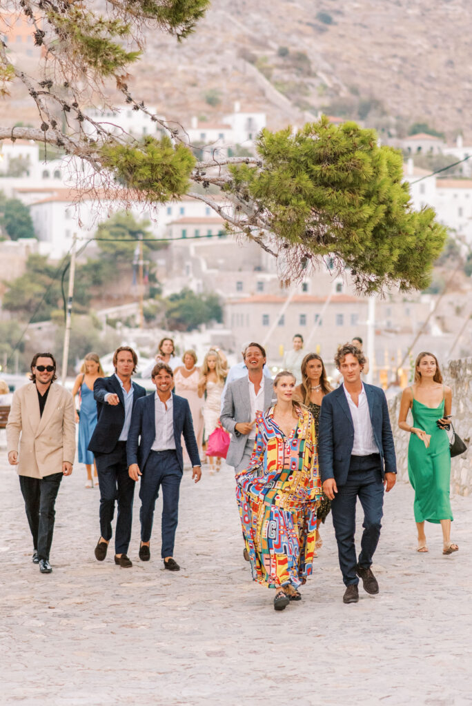 Wedding in Greece, Event planner in Greece, Event planner in Hydra, Wedding in Hydra, Destination wedding in Greece, Best event planners in Greece, Wedding flowers, Wedding party, Wedding Reception, Seaside wedding, Bougainvillea wedding