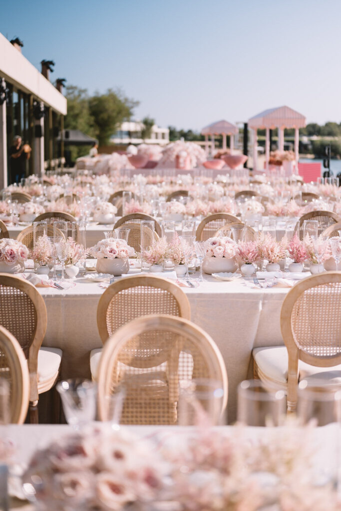 Wedding in Greece, Event planner in Greece, Event planner in Athens, Wedding in Athenian Riviera, Destination wedding in Greece, Best event planners in Greece, Wedding flowers, Wedding party, Wedding Reception, One and Only Athens, One and Only Athen wedding, Manko restaurant wedding, Pink On Pink, Pink wedding