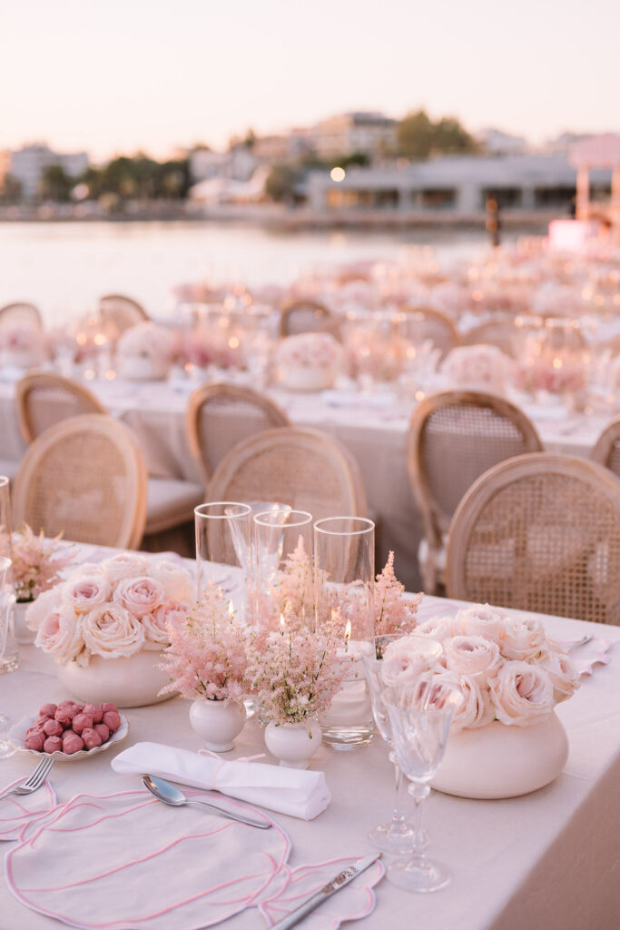 Wedding in Greece, Event planner in Greece, Event planner in Athens, Wedding in Athenian Riviera, Destination wedding in Greece, Best event planners in Greece, Wedding flowers, Wedding party, Wedding Reception, One and Only Athens, One and Only Athen wedding, Manko restaurant wedding, Pink On Pink, Pink wedding